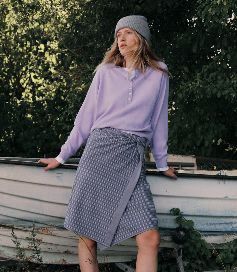 Lily Henley Neck Lilac