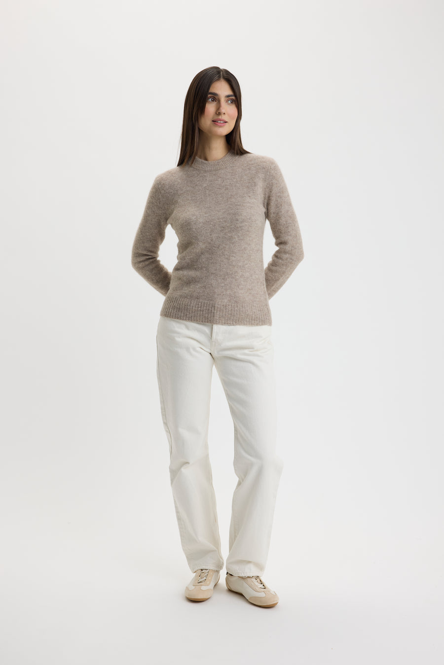Selma O-Neck Sweater 0005 Hazel