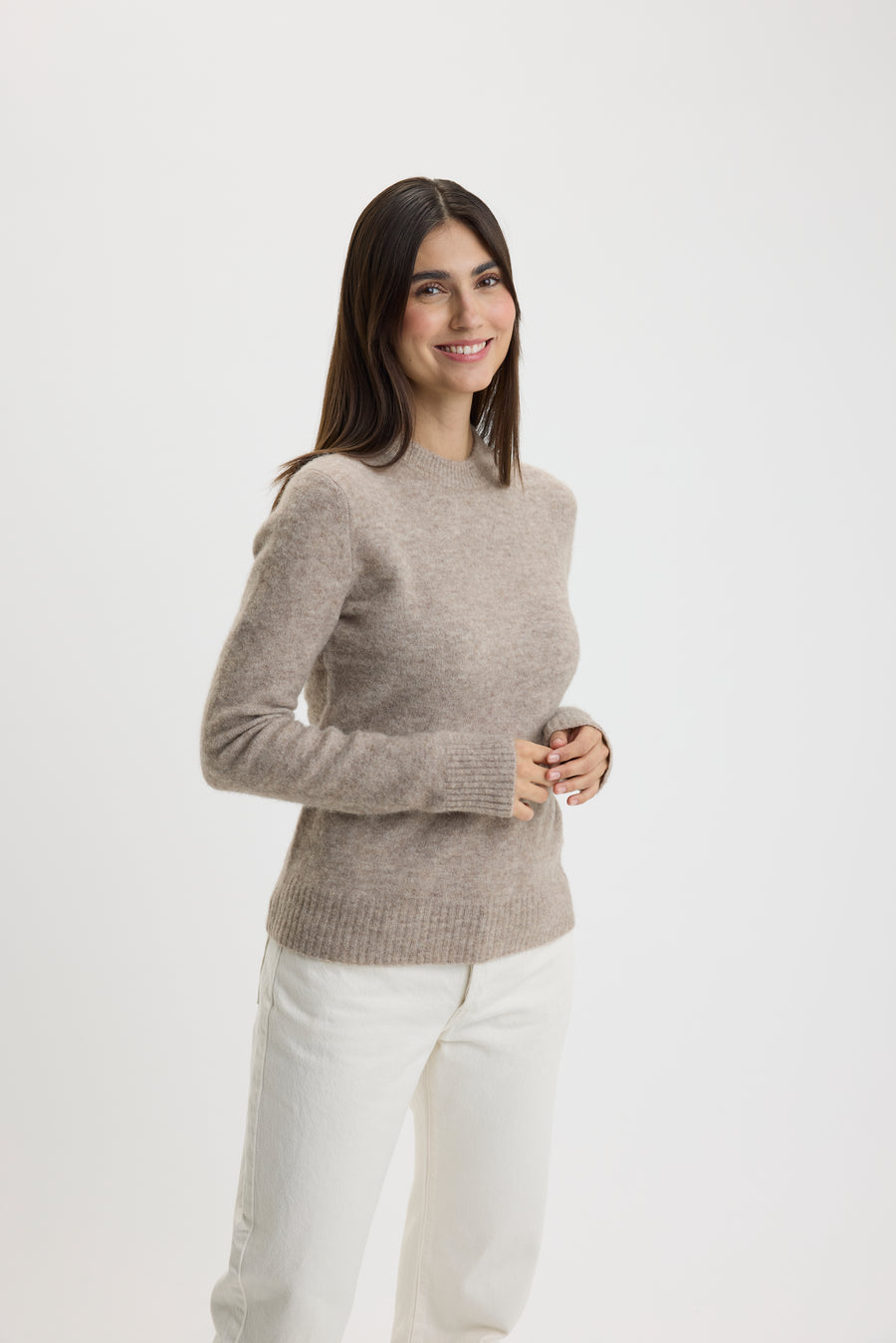 Selma O-Neck Sweater 0005 Hazel