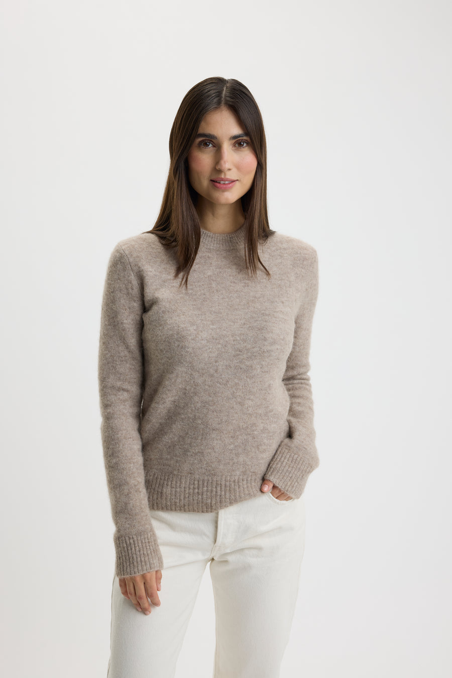 Selma O-Neck Sweater 0005 Hazel