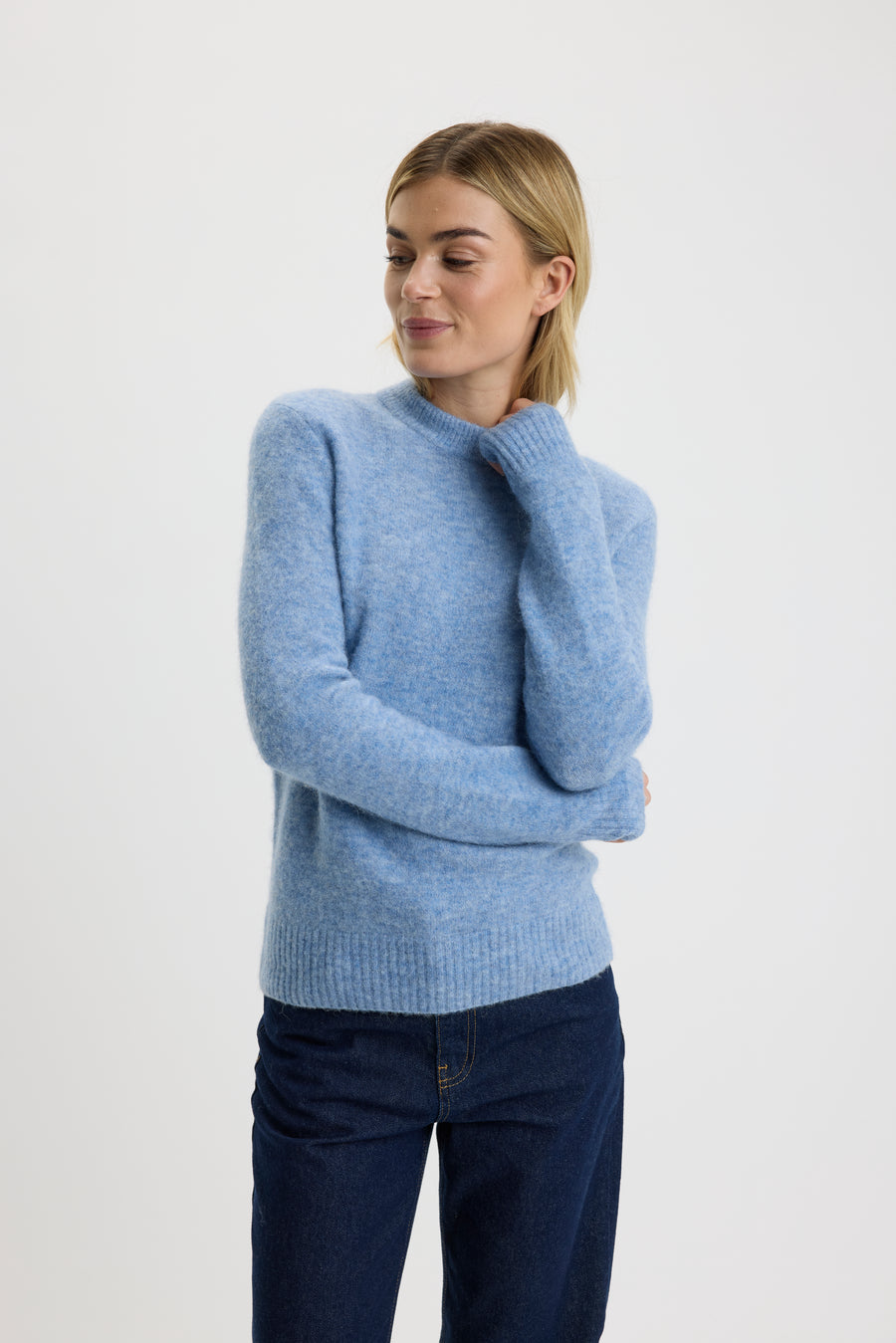 Selma O-Neck Sweater 0005 Illusion