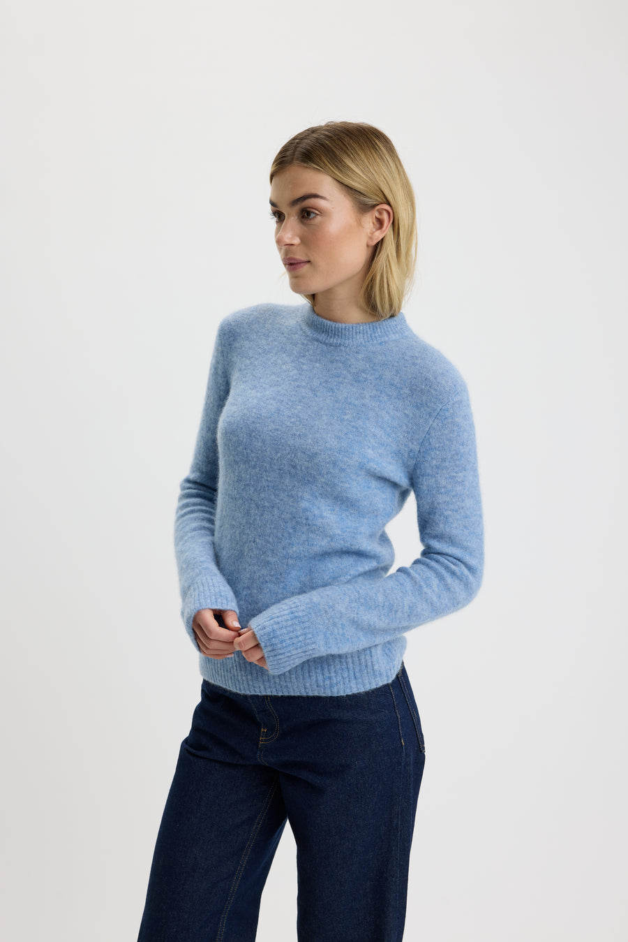 Selma O-Neck Sweater 0005 Illusion