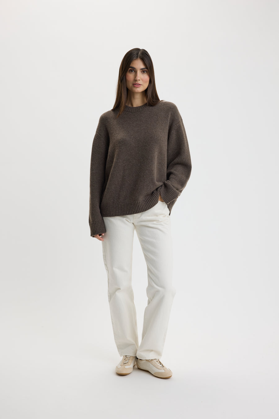 Emilee Oversize O-Neck Sweater Precipice