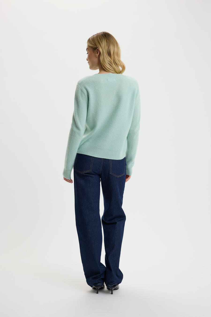Ulrikke Ribbed O-Neck Sweater 0002 Embrace