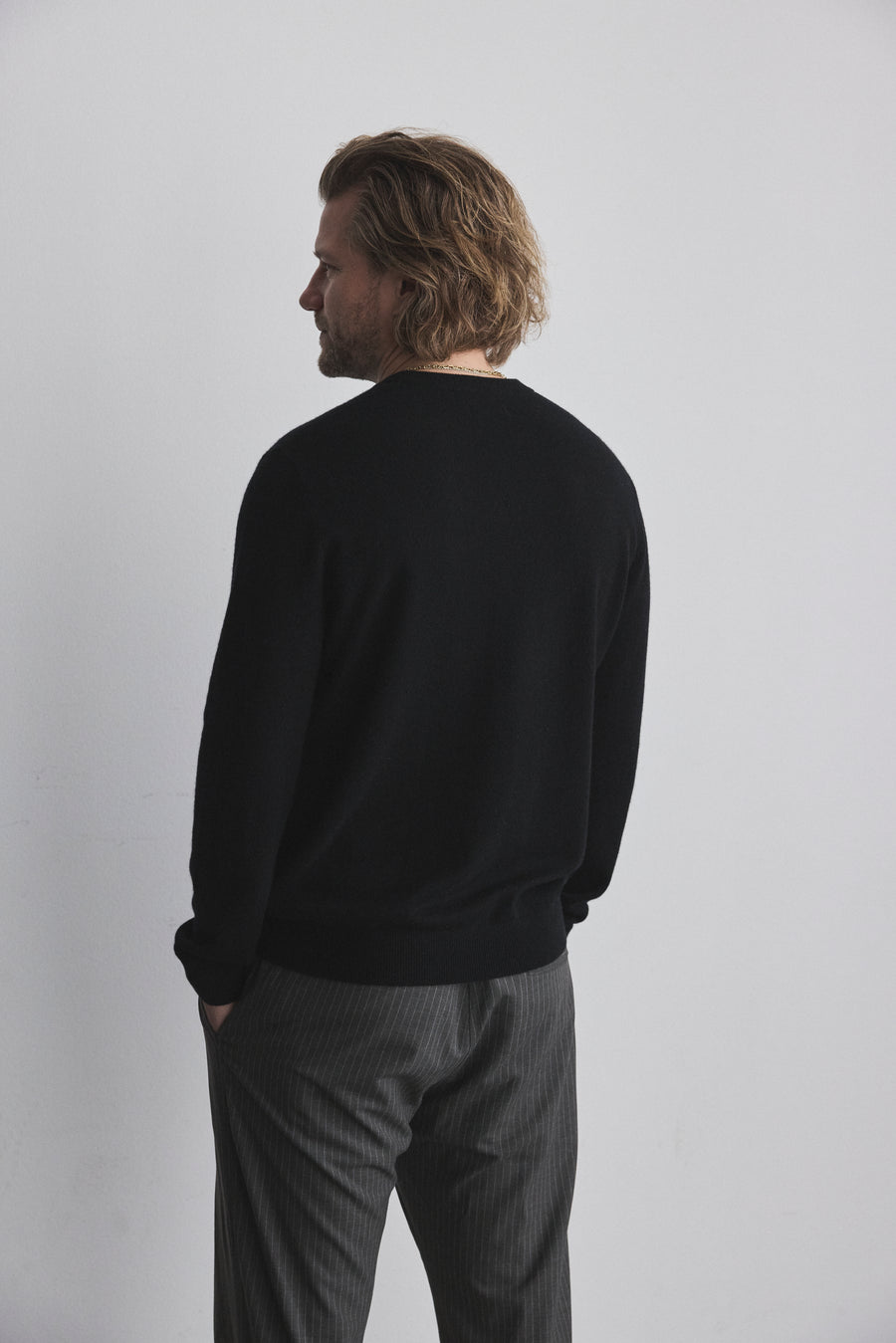 Mads O-Neck Sweater Black