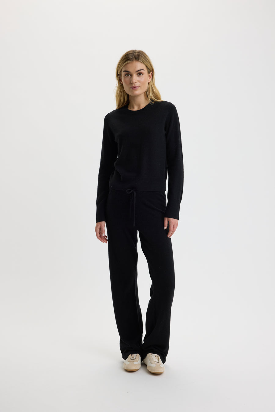 Ulrikke Straight Trousers Black