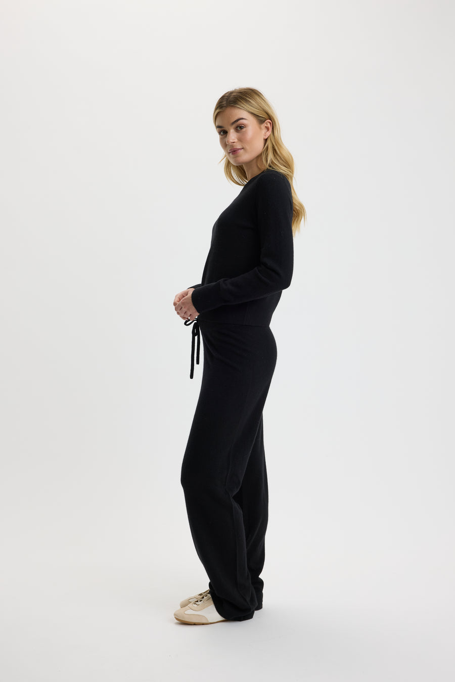 Ulrikke Straight Trousers Black