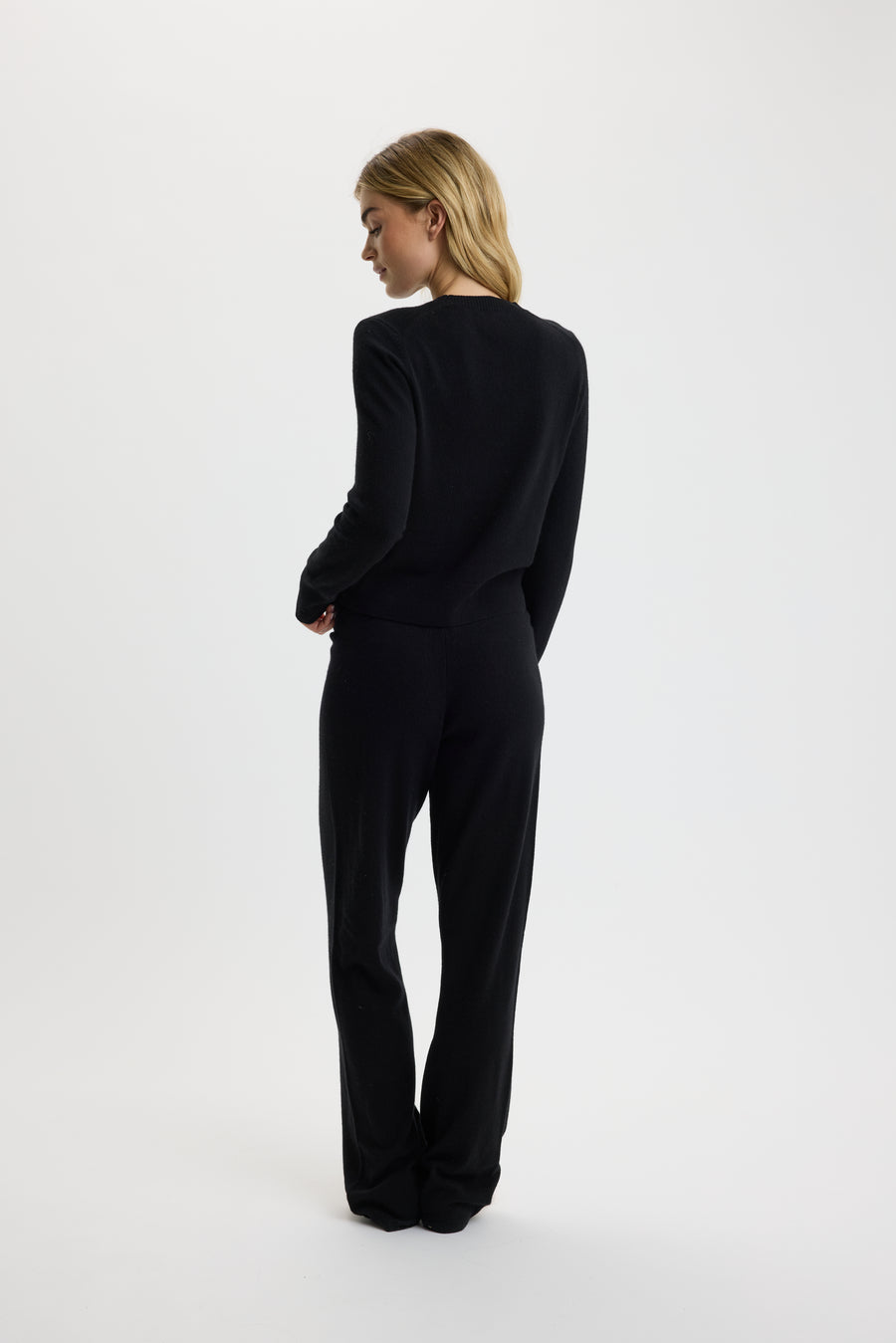 Ulrikke Straight Trousers Black