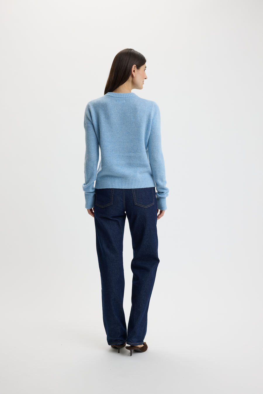 Ulli O-Neck Sweater 0001 Stone Wash