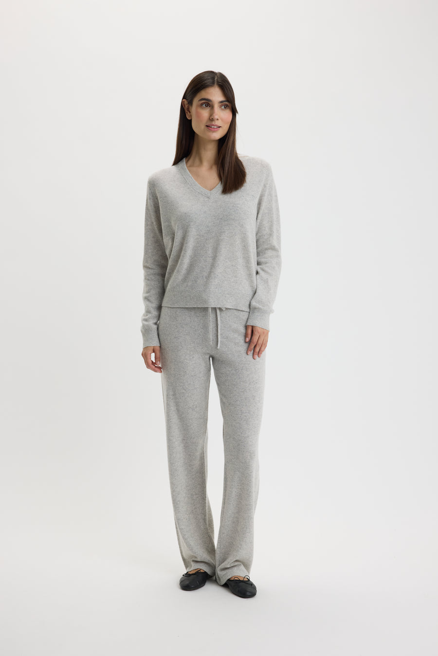 Ulrikke Straight Trousers Foggy