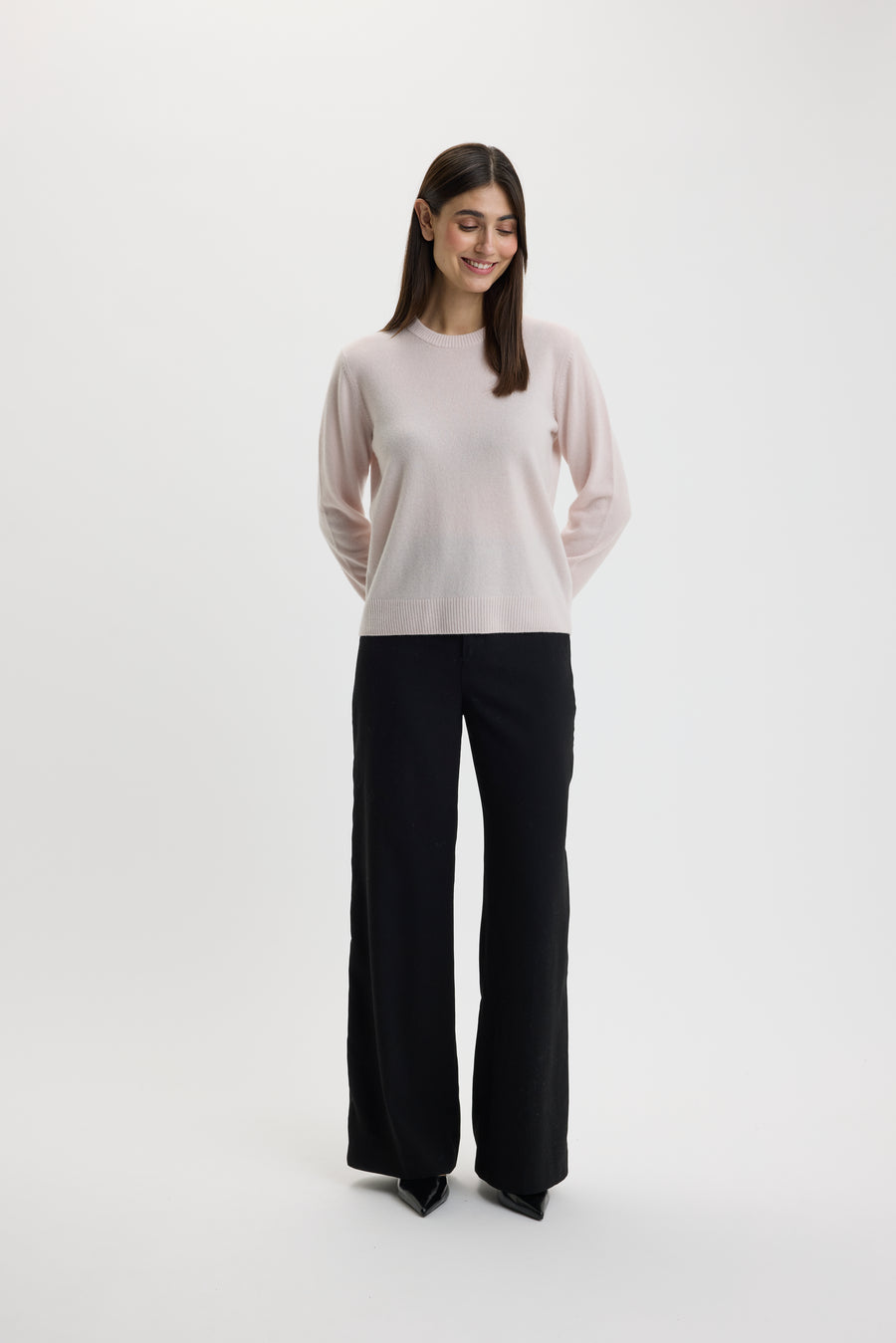 Ulrikke O-Neck Sweater Lunar