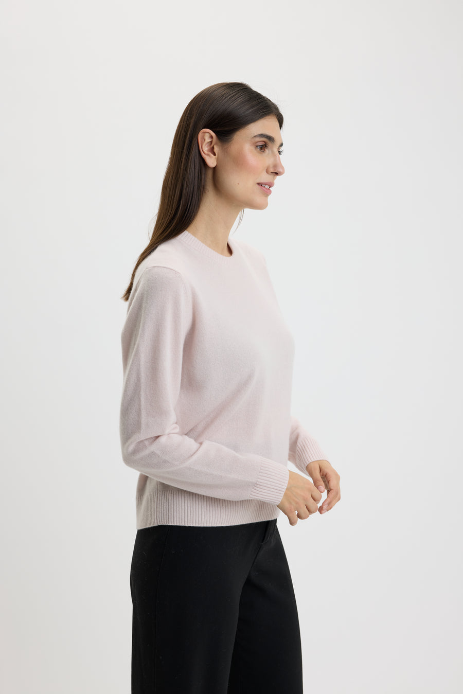 Ulrikke O-Neck Sweater Lunar