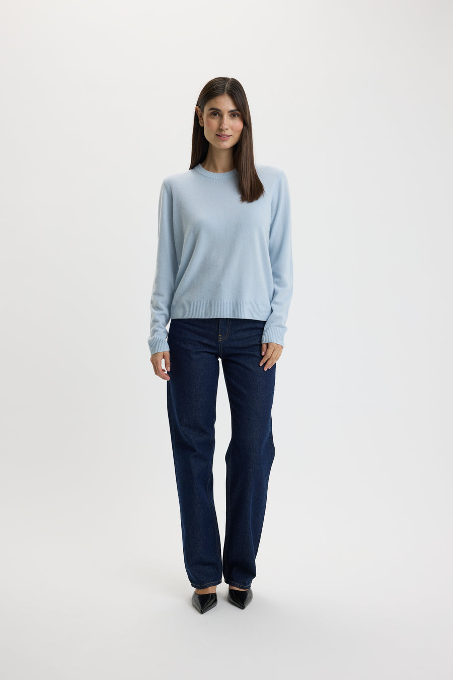 Ulrikke O-Neck Sweater Freeze