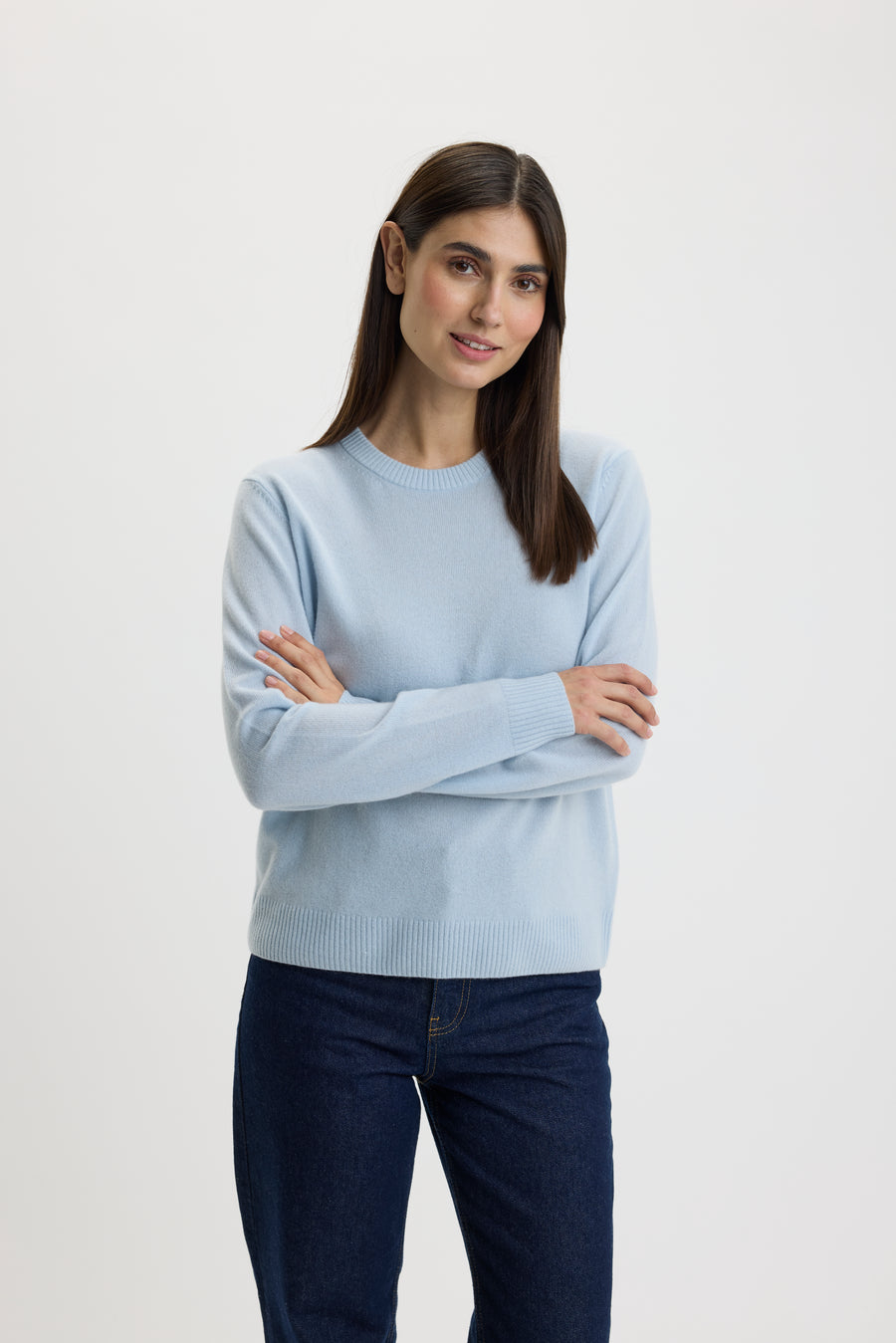 Ulrikke O-Neck Sweater Freeze