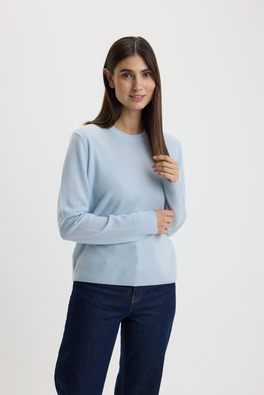 Ulrikke O-Neck Sweater Freeze