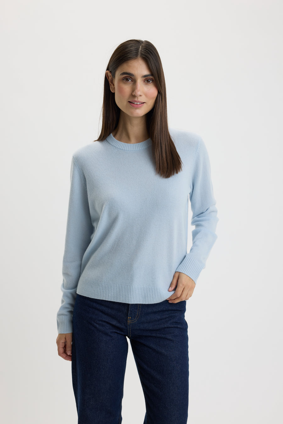 Ulrikke O-Neck Sweater Freeze