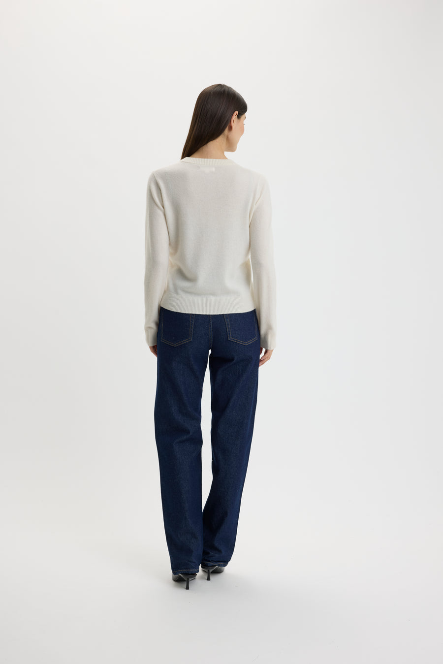 Ulrikke O-Neck Sweater 0002 Chalk