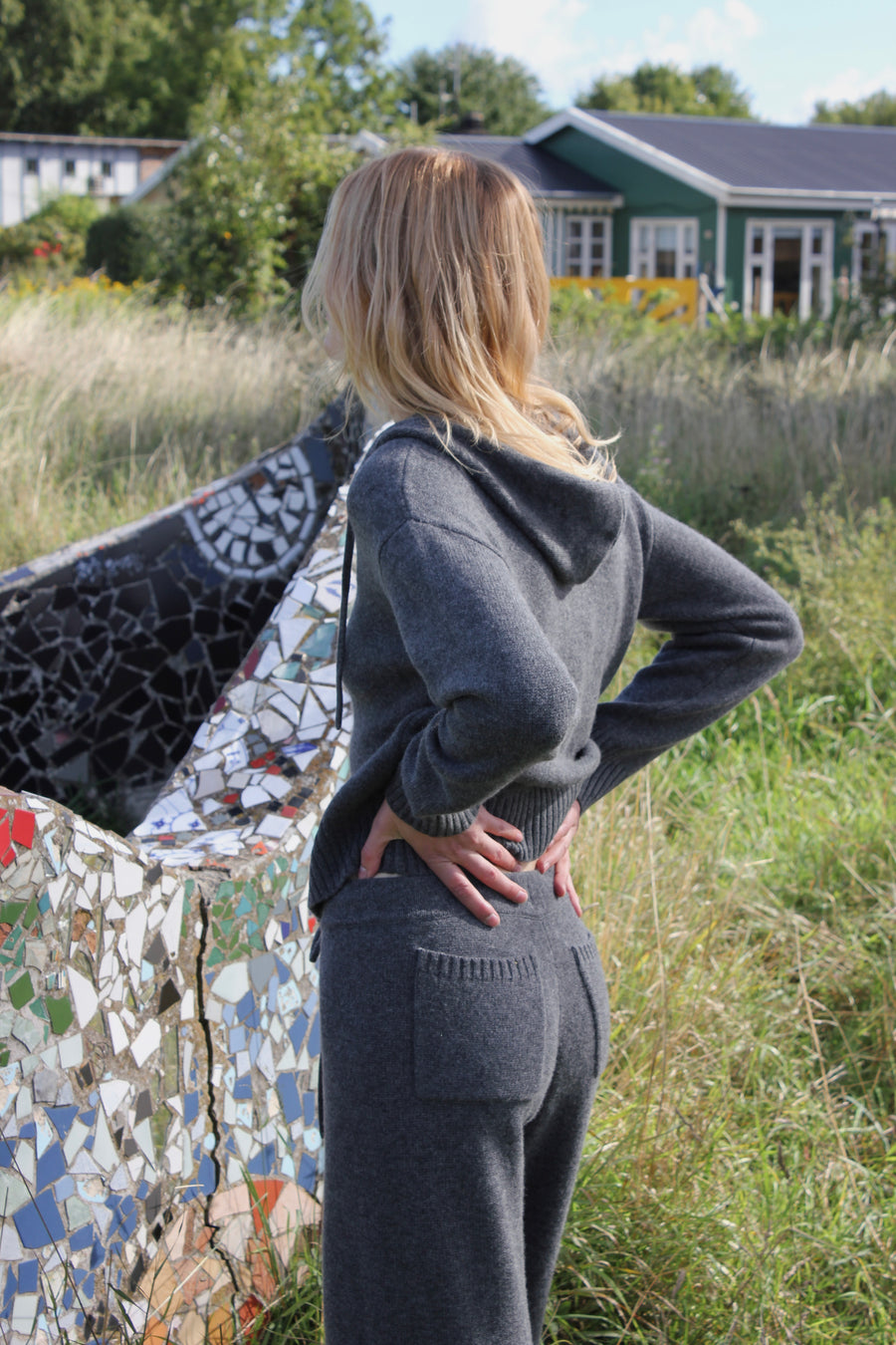 Jose Trousers Dark Grey Mel.