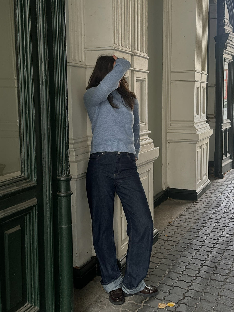 Selma O-Neck Sweater 0005 Illusion