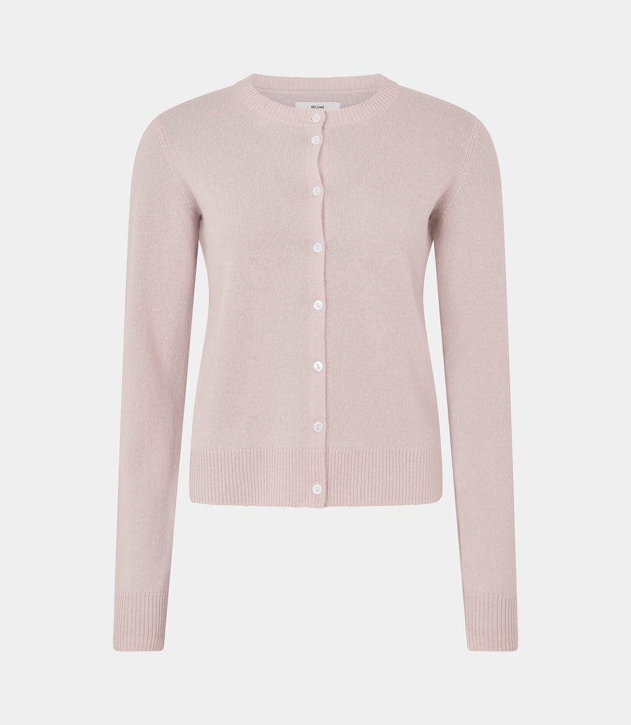 Ulrikke O-Neck Cardigan Lunar