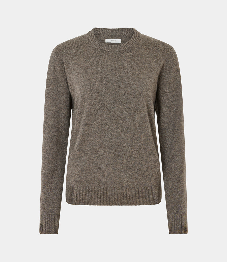 Ulrikke O-Neck Sweater Otter