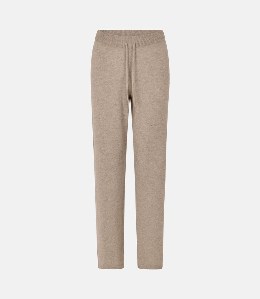 Ulrikke Straight Trousers Eco Gravel