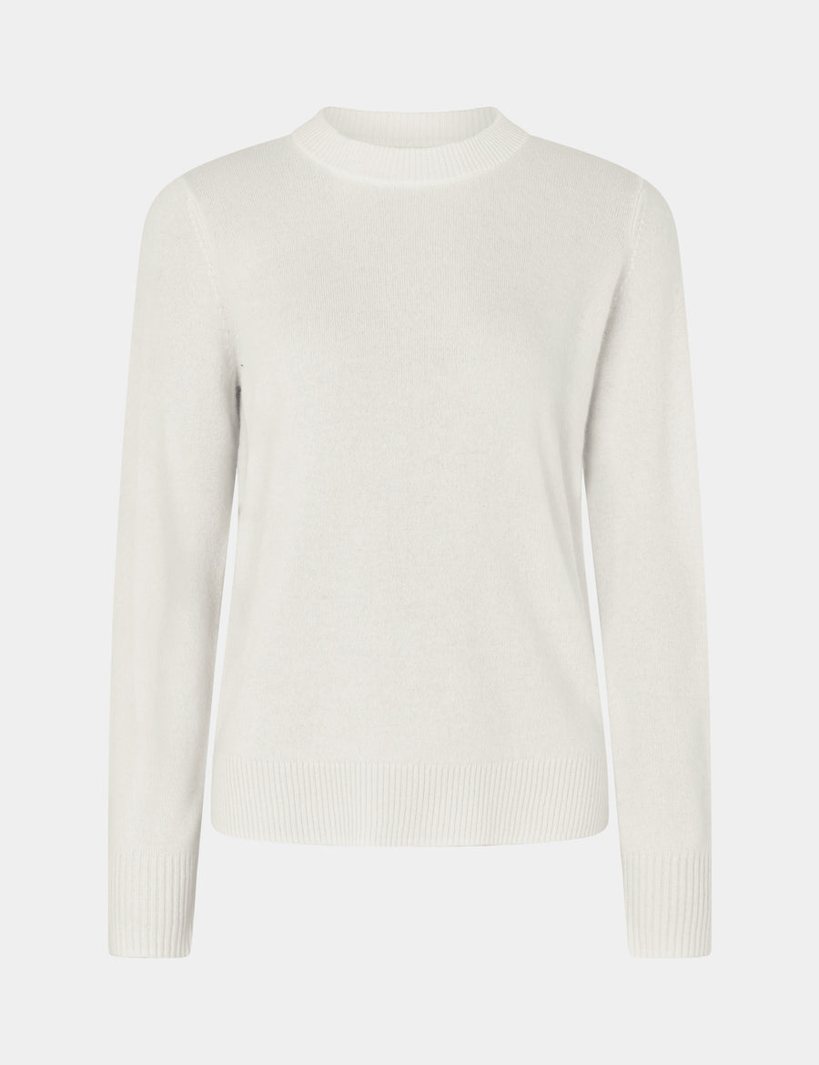 Ulrikke O-Neck Sweater 0002 Chalk