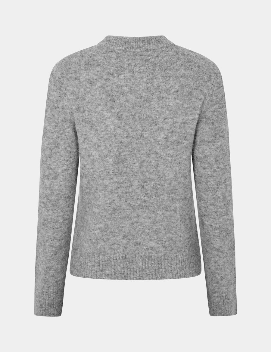 Selma Short O-Neck Sweater 0005 Husky