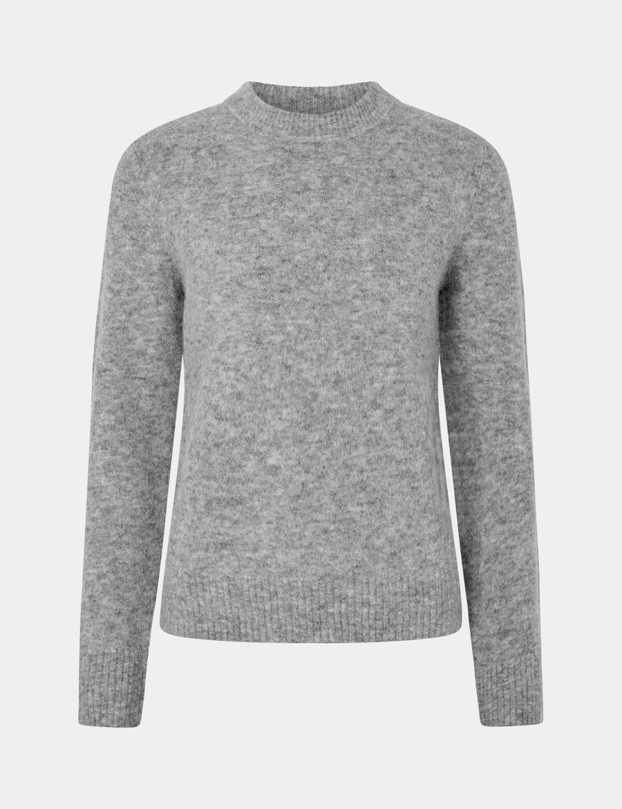 Selma Short O-Neck Sweater 0005 Husky