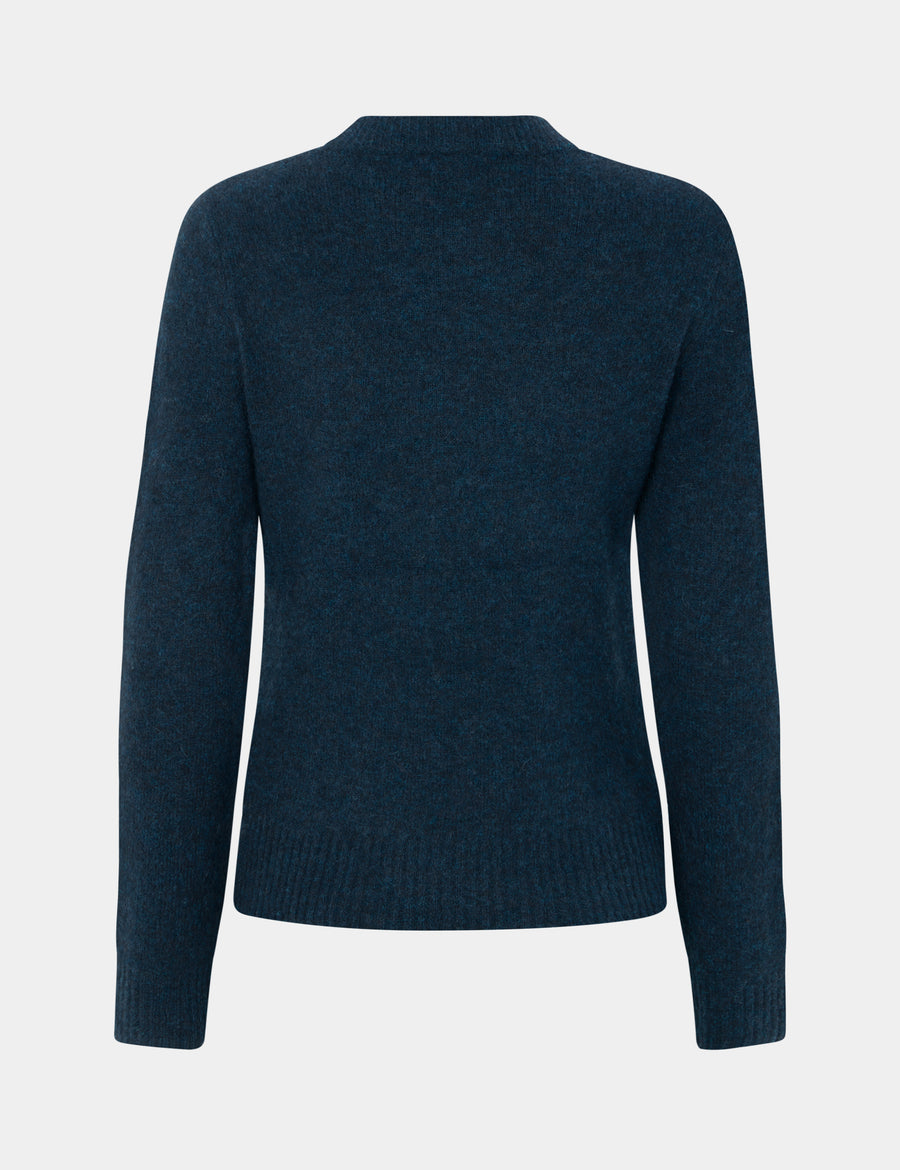 Selma O-Neck Sweater 0005 Indigo