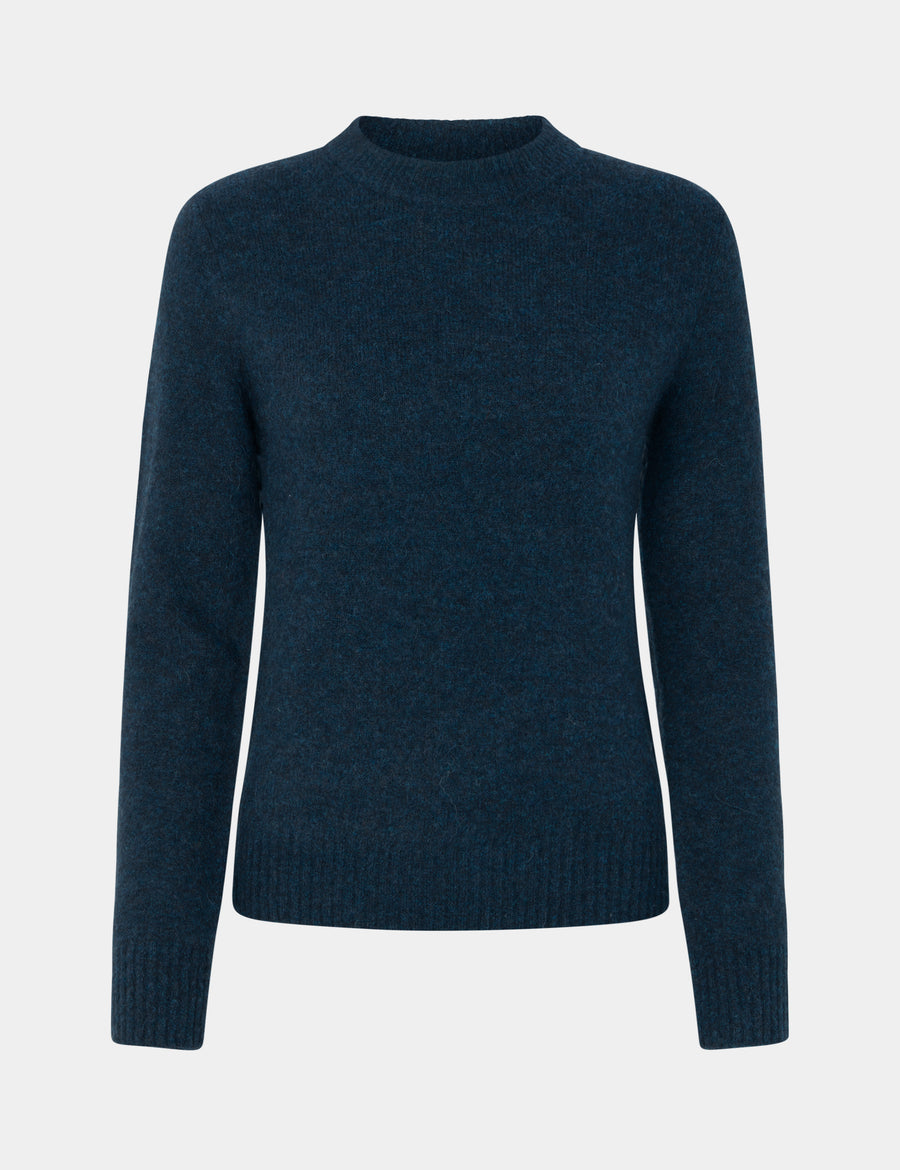 Selma O-Neck Sweater 0005 Indigo