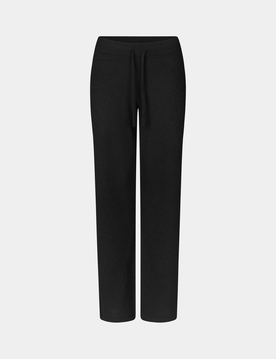 Ulrikke Straight Trousers 0002 Black