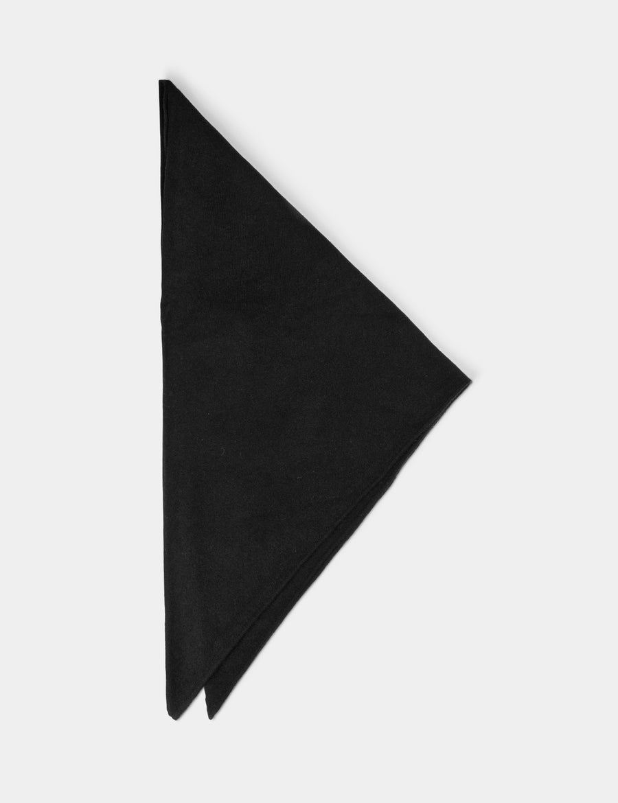 Ulrikke Triangle Scarf 0002 Black