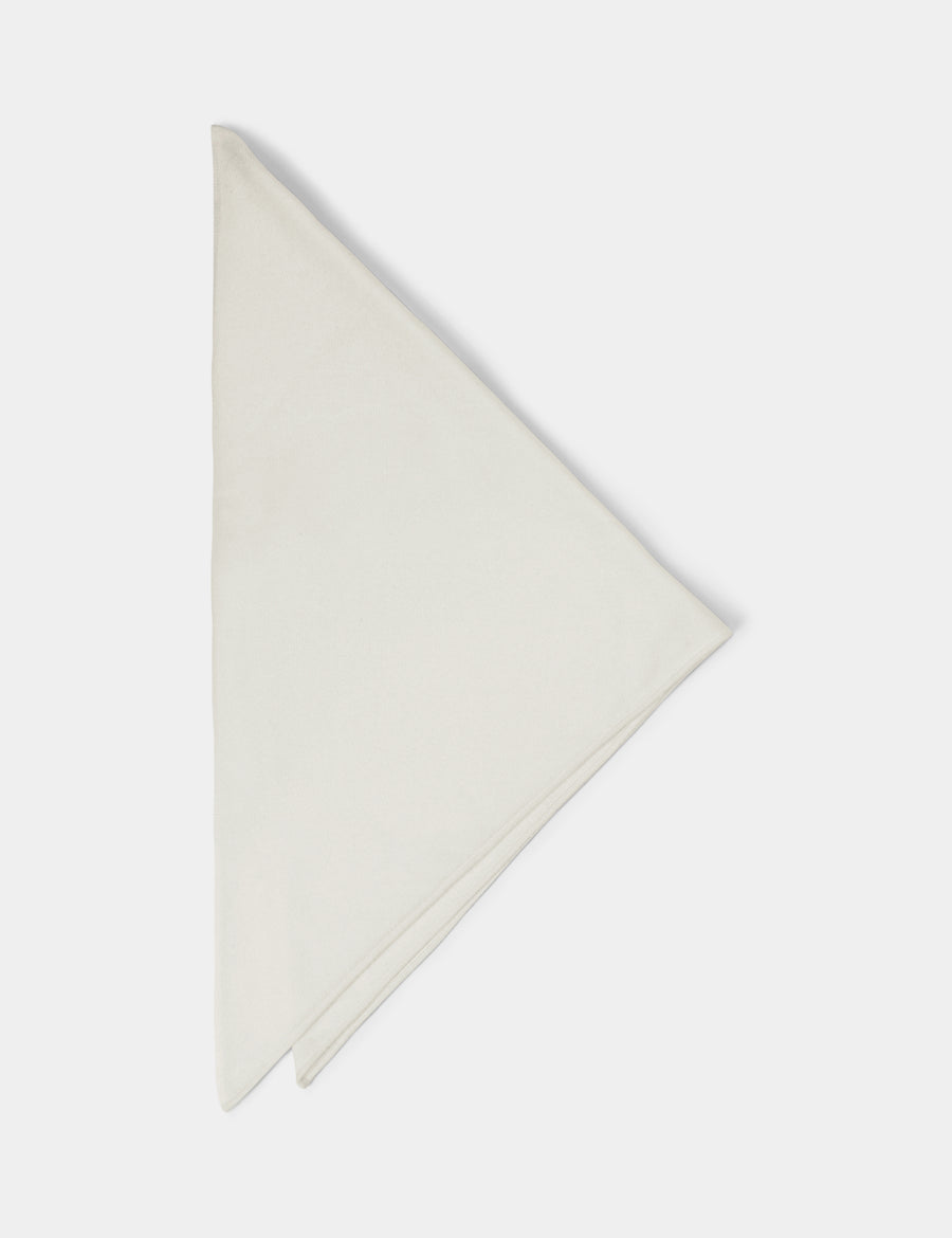 Ulrikke Triangle Scarf 0002 Chalk