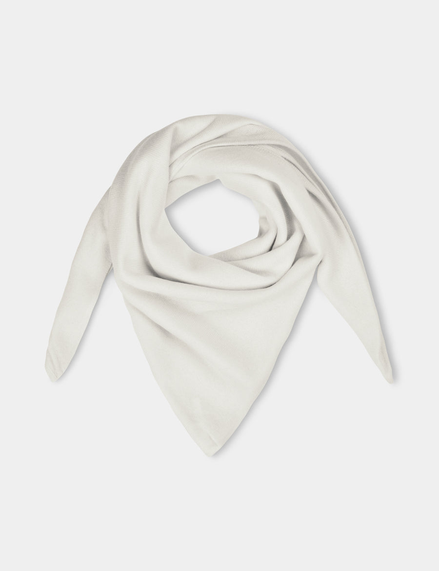 Ulrikke Triangle Scarf 0002 Chalk