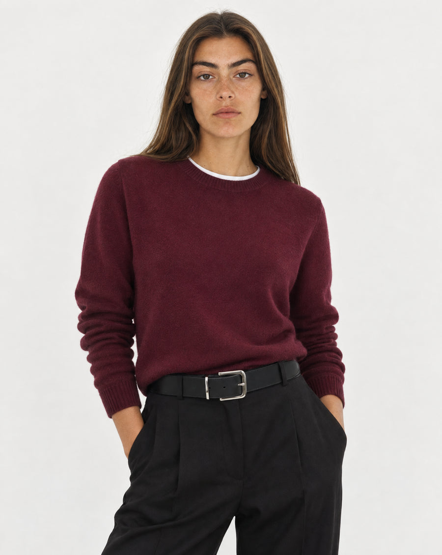 Ulrikke Short O-Neck Sweater Endless passion